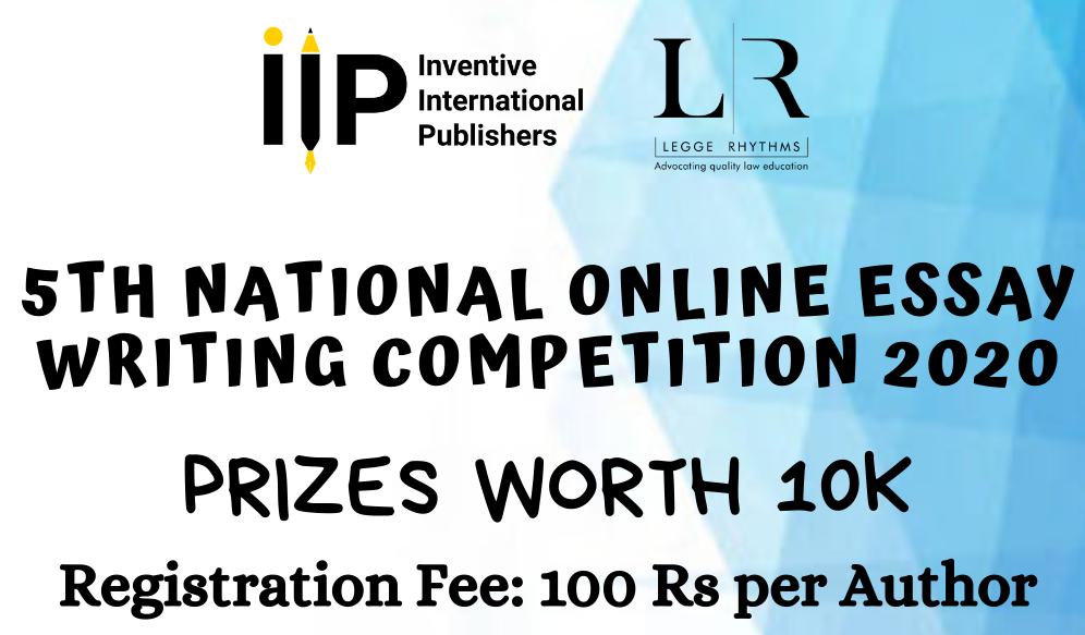 5th National Online Essay Writing Competition Submit By 25 April 