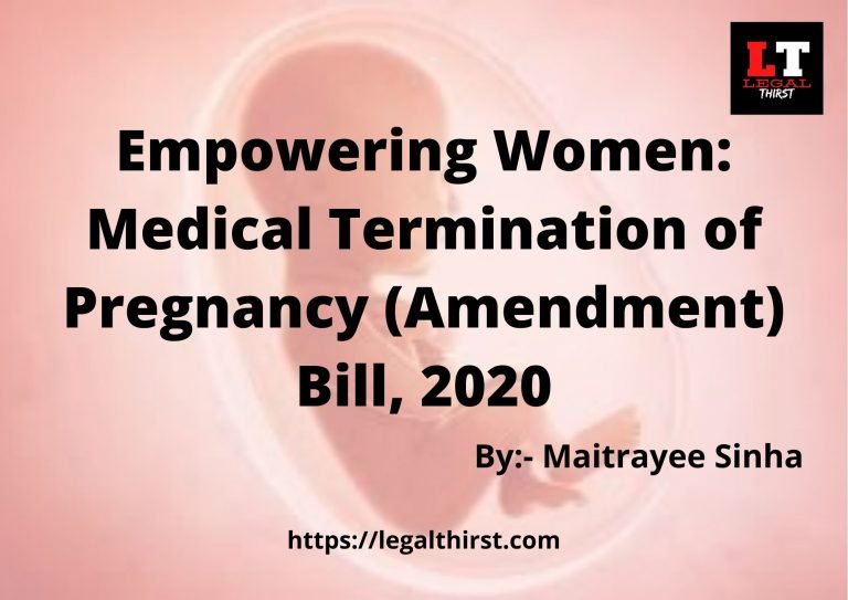 Empowering Women_ Medical Termination of Pregnancy (Amendment) Bill, 2020