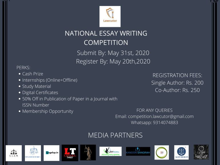 Online Essay Writing competition