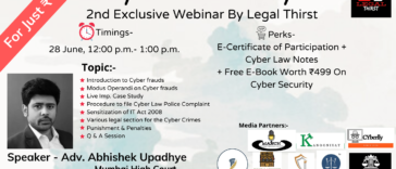 Cyber Law Session by Legal Thirst