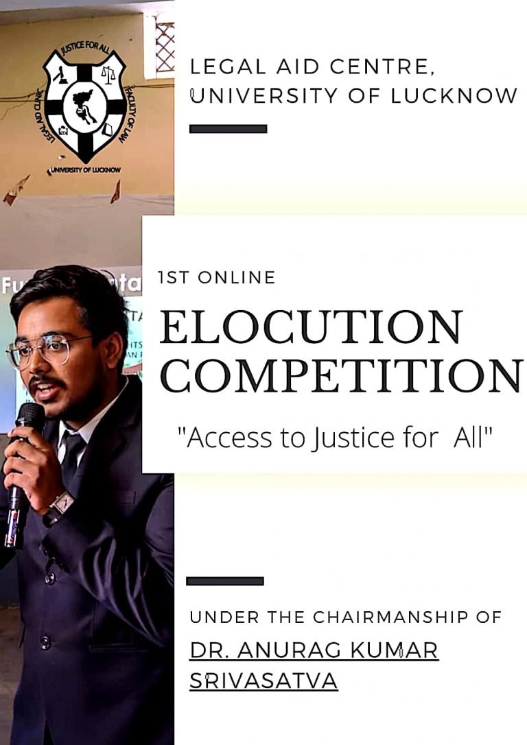 Elocution Competition University of Lucknow