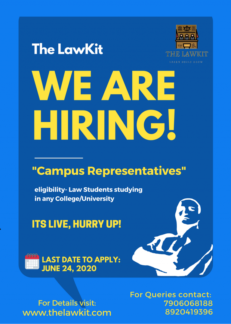 The Lawkit Campus Representative Programme, June 2020