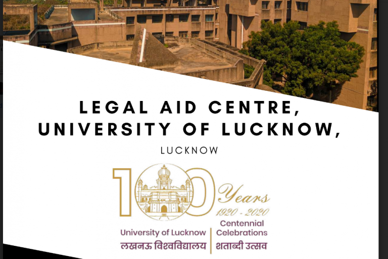 Legal Aid Centre, University of Lucknow Legal Aid Centre, University of Lucknow