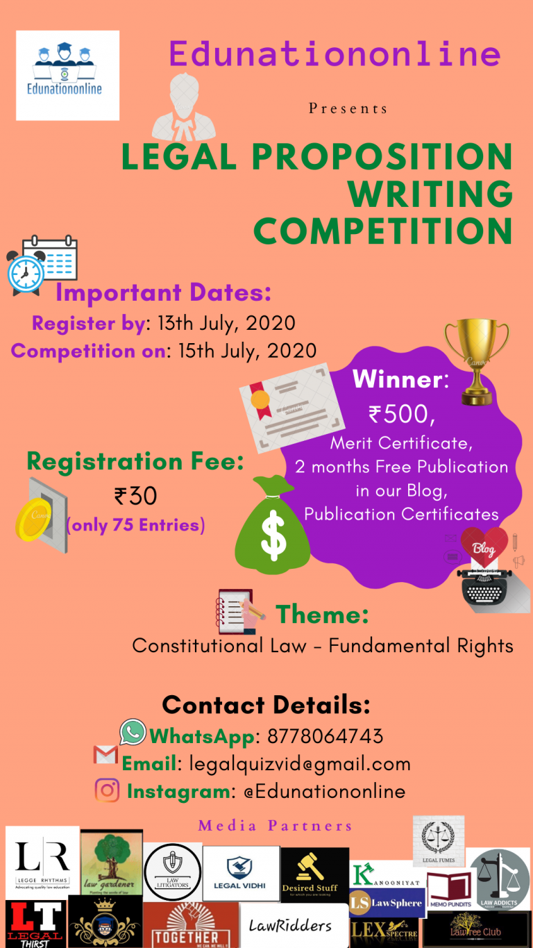 Legal Proposition Competition by EdunationOnline